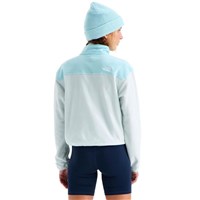 The North Face Women's Glacier Fleece 1/2 Zip Short Jacket - Glacier / Pearl Stone