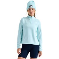 The North Face Women's Cedar Trail Grid Fleece 1/4 Zip Jacket - Glacier