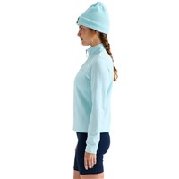 The North Face Women's Cedar Trail Grid Fleece 1/4 Zip Jacket - Glacier