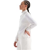 The North Face Women's Cedar Trail Grid Fleece 1/4 Zip Jacket - White Dune
