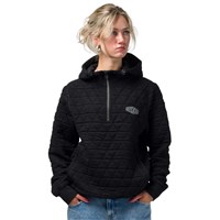 Souvenir Quilted Hoodie - Black