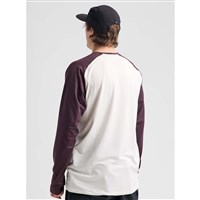 Burton Men's Roadie Base Layer Tech T-Shirt - Stout White / Bear Hug Brown