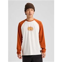 Burton Men's Roadie Base Layer Tech T-Shirt - Stout White / Spiced Chai