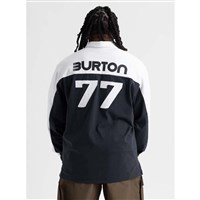 Burton Men's Rugby Shirt - True Black / Stout White