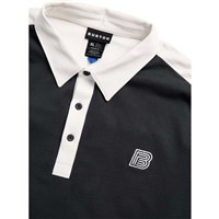 Burton Men's Rugby Shirt - True Black / Stout White