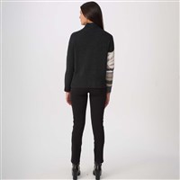 Krimson Klover Women's Skylar Mock Neck - Heather Black