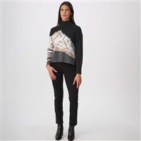 Krimson Klover Women's Skylar Mock Neck - Heather Black
