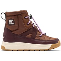 Sorel Little Kids Whitney III Mid Waterproof Boot - Dark Auburn / Red Lodge