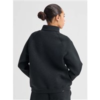 Burton Women's SpaceCloud 1/4 Zip Top - True Black Heather