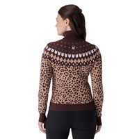 Spyder Women's Stellar Ski Sweater - Leopard