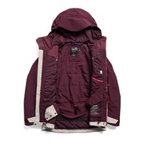 Burton Women's [ak] Swash Synthetic Insulated GORE-TEX 2L Jacket - Rum Raisin / Chinchilla Gray