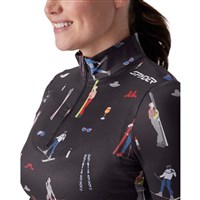 Spyder Women's Vivid 1/2 Zip Jacket - Black