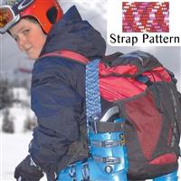Fast Strap Spring Loaded Ski Boot Strap - Hot Pink Multi