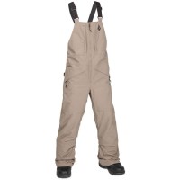 Volcom Youth Barkley Insulated Bib Overall - Chestnut Brown