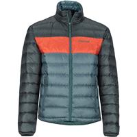 Marmot Ares Jacket - Men's - Mallard Green / Orange Haze