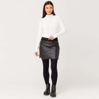 Krimson Klover Women's Carving Skirt - Black / Pecan