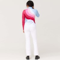 Krimson Klover Women's Ski Disco 1/4 Zip Top - Pinks / Blues