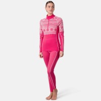 Women's Kari Traa Vilma Half Zip - Bright Pink