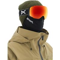 Anon M2 Goggle + Bonus Lens + MFI Face Mask - Black Frame with Sonar Red & Sonar Blue Lenses (191721-054)