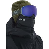 Anon M2 Goggle + Bonus Lens + MFI Face Mask - Gray Pop Frame with Sonar Infrared Blue & Sonar Silver Lenses (191721-042)