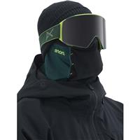 Anon M4 Goggle Cylindrical + Bonus Lens + MFI Face Mask - Green Frame with Sonar Smoke & Sonar Green Lenses (203541-365)