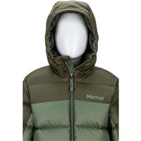Marmot Guides Down Hoody - Youth - Crocodile / Rosin Green