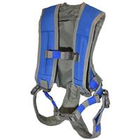 The Static Kids Ski Harness (with 9' static rope) - Blue