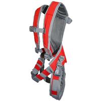 The Static Kids Ski Harness (with 9' static rope) - Red