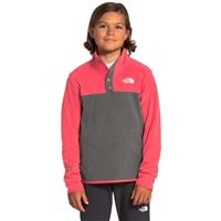 The North Face Glacier 1/4 Snap Pullover - Youth - Paradise Pink