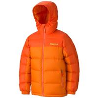 Marmot Guides Down Hoody - Youth - Orange Spice / Sunset Orange