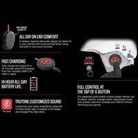 Outdoor Tech Chips XV - Universal Helmet Headphones