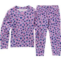 Burton Minishred Fleece Set - Youth - Pop Cheetah