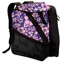 Transpack XTW Ski Boot Bag - Purple Pink Floral