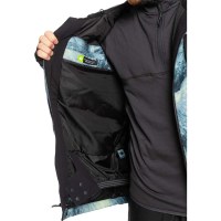 Quiksilver Men's Mission Printed Jacket - Space Stone