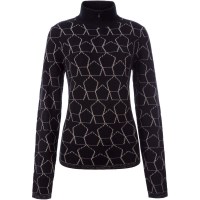 Fera Women's Felicia 1/2 Zip Sweater - Black / Bronze