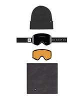 686 Smarty Magnetic Snow Goggle - Black Frame w/ Silver Mirror Lens (BSAL)