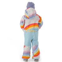 Burton One Piece Toddler Snow Suit - Stout White Rainbow Mashup