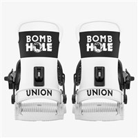 Union Force Classic Bomb Hole Limited Edition Snowboard Bindings - White