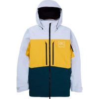 Burton Men's [ak] Swash GORE-TEX Jacket - Gray Cloud / Golden Rod / Deep Emerald