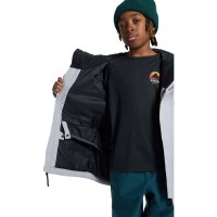 Burton Kids' Skimmer 2L Jacket - Silver Sconce / True Black