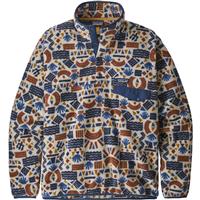 Patagonia Lightweight Synchilla Snap-T Pullover - Men's - Protected Peaks Multi Big / Oatmeal Heather