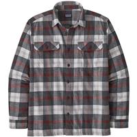 Patagonia Men's Longsleeve Organic Cotton Midweight Fjord Flannel Shirt - Forage / Ink Black (FORI)