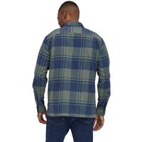 Patagonia Men's Longsleeve Organic Cotton Midweight Fjord Flannel Shirt - Live Oak / Hemlock Green (LOHG)