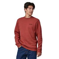 Patagonia P-6 Logo Uprisal Crew Sweatshirt - Burl Red (BURD)