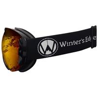 Winter's Edge Double Lens Goggle (Black Strap) - Black Frame w/ Amber Lens (A60)