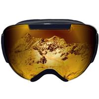Winter's Edge Double Lens Goggle - Black Frame w/ Amber Lens (A60)