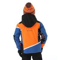 Spyder Mini Challenger Jacket - Boy's - Bright Orange Old Glory