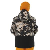 Quiksilver Mission Block Jacket - Boy's - Flame Nature Abstrakt (NKP2)