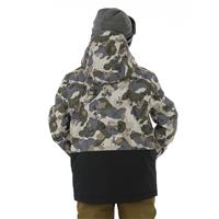 Quiksilver Mission Block Jacket - Boy's - Iron Gate Wichita (KZM6)