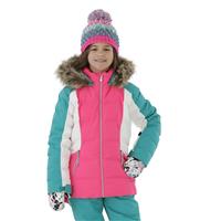 Spyder Zadie Synthetic Down Jacket - Girl's - Bryte Bubblegum Scuba